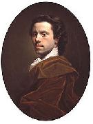 Allan Ramsay Self portrait oil painting